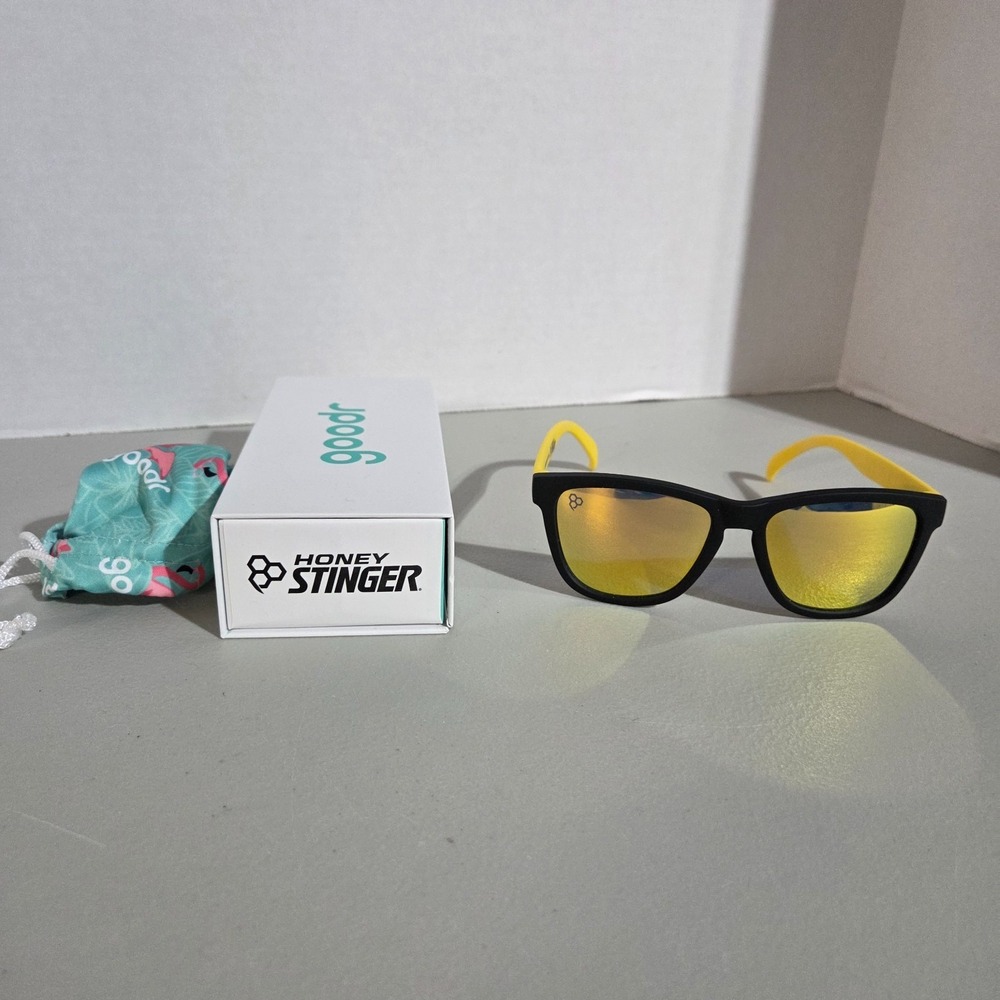 Goodr OG Polarized Sunglasses Honey Stinger Unisex
